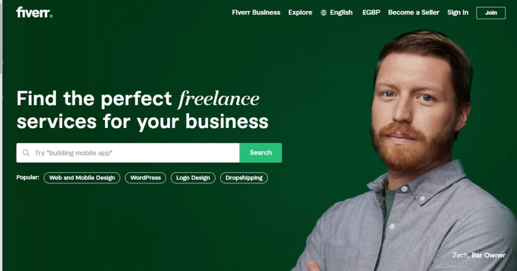 Start Freelancing on Fiverr